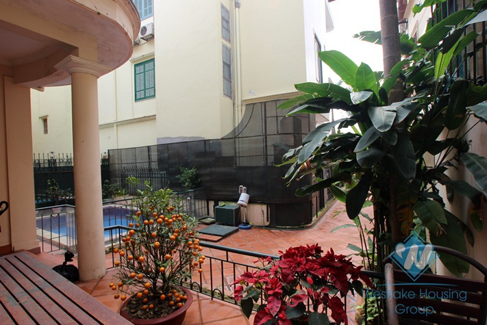 Quality house with swimming pool for rent in Tay Ho area